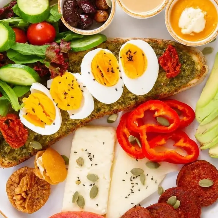 Proteinli Kahvaltı Tabağı